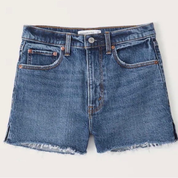 Abercrombie & Fitch High Rise Mom Short - Picture 1 of 3